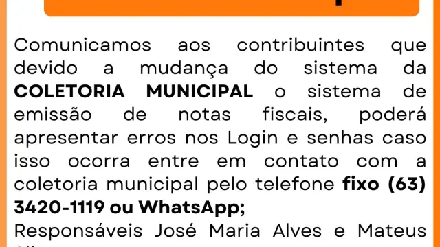 COMUNICADO